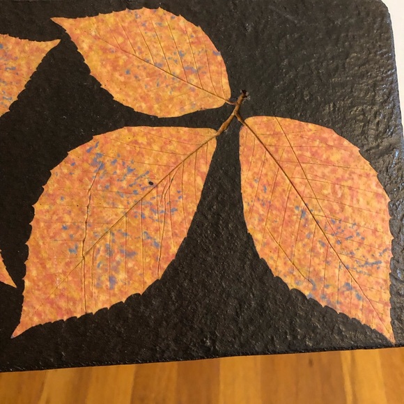 NWOT Stoneware clay “Petrified Forrest ” Tile Art - Picture 5 of 9